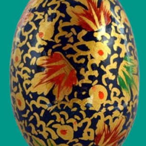 Hand-Painted Kashmiri Paper Mache Eggs | Codes: MGE-2511-210001-MGE-2511-210010 | Bulk Quantity 10000 Pieces Mix