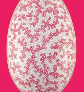 Classic Floral Art Paper Mache Eggs | Codes: MGE-2511-210041-MGE-2511-210050 | Bulk Quantity 10000 Pieces Mix