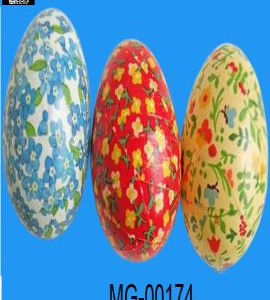 Ornamental Floral Kashmiri Paper Mache Eggs | Codes: MGE-2511-210071-MGE-2511-210080| Bulk Quantity 10000 Pieces Mix