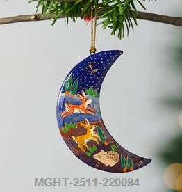 Handcrafted Paper Mache Crescents | Hanging Decorative Ornaments | Pack of 10,000 Coded: MGHT-2511-220087 to MGHT-2511-220096