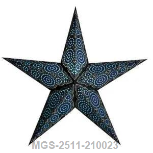 Decorative Paper Mache Stars | Festive Hanging Ornaments | MCQ 5000 Coded: MGS-2511-210021 to MGS-2511-210030
