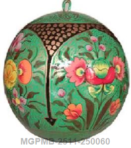 Hand-Painted Paper Mache Balls | Bulk Pack of 10,000 Coded: MGPMB-2511-250051 to MGPMB-2511-250060